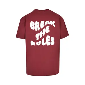 Oversized T-shirt Merchcode Break The Rules Heavy image-1