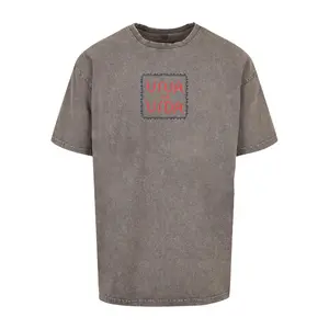 Oversized T-Shirt Merchcode Frida Kahlo Pixels viva la vida Acid image-0
