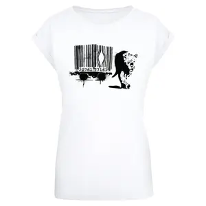 T-Shirt Merchcode Brandalised - Barcode Leopard Circle image-0