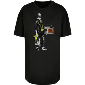 Camiseta boyfriend oversize de mujer Merchcode Brandalised - Boy With Teddy image-0