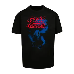 Thick oversized T-shirt Merchcode Ozzy Osbourne - Bark At The Moon image-0