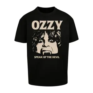 Thick oversized T-shirt Merchcode Ozzy Osbourne - Speak Of The Devil image-0