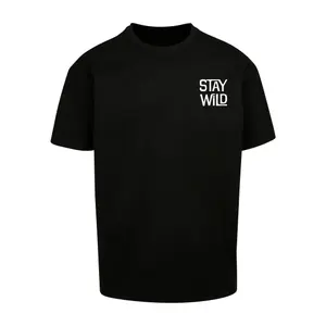 Oversized T-Shirt Merchcode Wording Stay Wild Heavy image-0