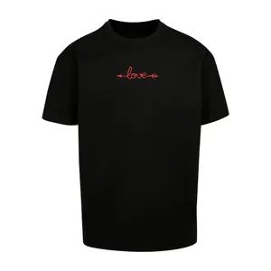 Oversized T-Shirt Merchcode Hugs & Love - Love Arrow image-0