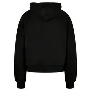 Sweatshirt com capuz de grandes dimensões para mulher Merchcode Butterflies Organic image-1