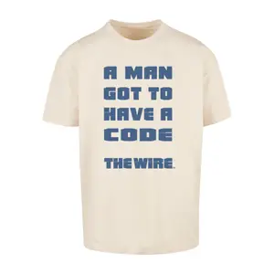 Oversized T-shirt Merchcode The Wire A Man image-0