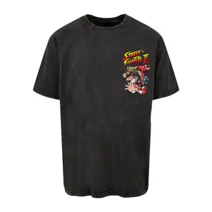 Oversized T-Shirt Merchcode Streetfighter II Roster image-0