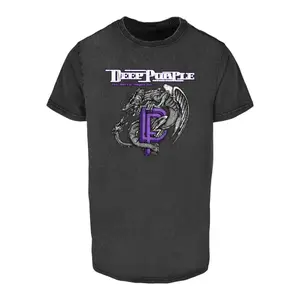 T-shirt Merchcode Deep Purple Dragon Acid Wash image-0