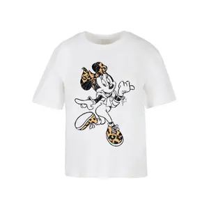 T-shirt femme Merchcode Minnie Mouse Leo