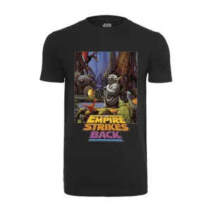 T-shirt large sizes Merchcode Star Wars Yoda Poster Tee image-0