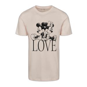 Dames-T-shirt Merchcode Minnie Loves Mickey