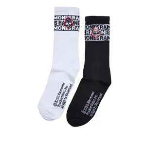 paires de chaussettes Merchcode Ramones Skull (x2) image-0