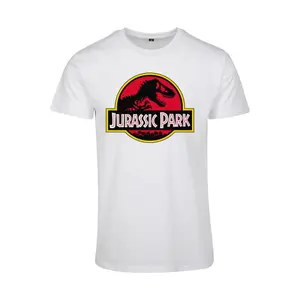 T-Shirt Merchcode Jurassic Park Logo image-0