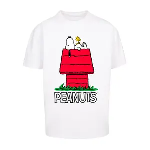 Oversized T-Shirt Merchcode Peanuts Snoopy Sleep image-0
