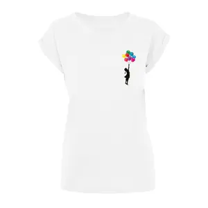 T-shirt de mulher Merchcode Girl Floating Away image-0