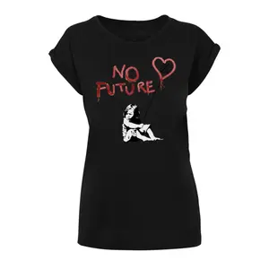 T-shirt de mulher Merchcode No Future image-0
