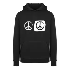 Mikina s kapucí Merchcode Peace - Double Peace image-0