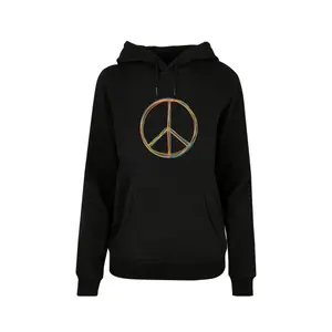 Hoodie Damen Merchcode Peace_Multicolor Basic image-0