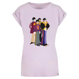 Camiseta de mujer Merchcode Yellow Submarine Group image-0