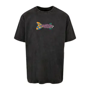 T-shirt lavada de grandes dimensões Merchcode Yellow Submarine - Fish No. 1 image-0