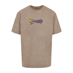 T-shirt lavada de grandes dimensões Merchcode Yellow Submarine - Fish No. 1 image-0