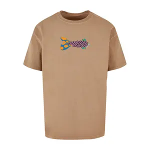 T-shirt lavada de grandes dimensões Merchcode Yellow Submarine - Fish No. 1 image-0
