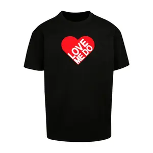 T-shirt oversize Merchcode Beatles - Love me do Heavy image-0