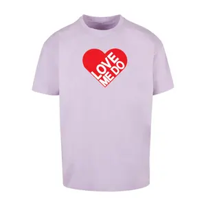 T-shirt oversize Merchcode Beatles - Love me do Heavy image-0