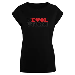 T-shirt femme Merchcode Beatles Revolution Lights image-0