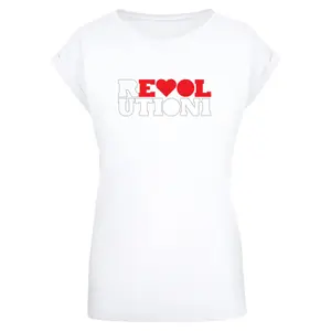 T-shirt femme Merchcode Beatles Revolution Lights image-0