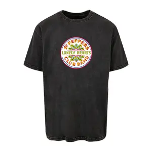 Oversized T-Shirt Merchcode Beatles - St Peppers Lonely Hearts Acid image-0