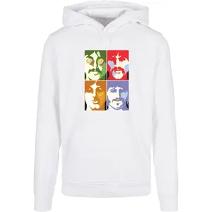 Camisola com capuz Merchcode Beatles - Color Heads image-0