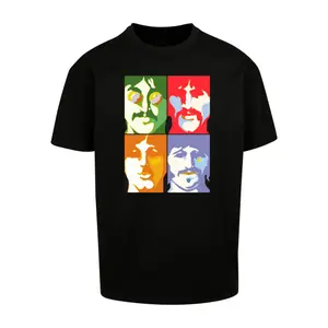 T-Shirt Merchcode Beatles - Color Heads Heavy image-0