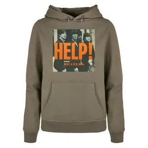 Sweatshirt básico com capuz para mulher Merchcode Beatles Album Help image-0