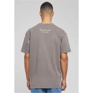 T-shirt lavada Merchcode Love Yourself First Acid Oversized image-4