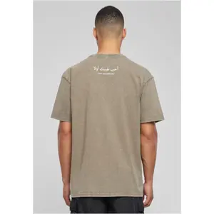 T-shirt lavada Merchcode Love Yourself First Acid Oversized image-4