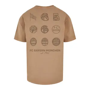 T-shirt oversized desbotado Merchcode Logo History 2 Acid image-1