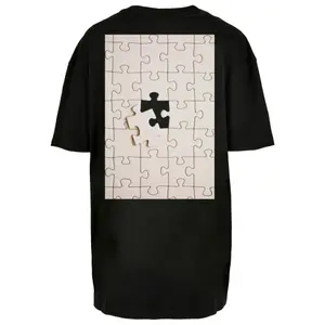 T-shirt de tamanho exagerado para mulheres Merchcode Missing Piece Boyfriend image-1