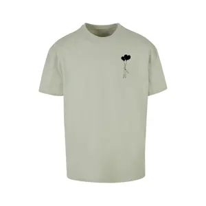 T-shirt Oversized Merchcode Love In The Air Heavy image-0