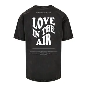 Camiseta oversize Merchcode Love In The Air Acid image-1