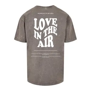 Camiseta oversize Merchcode Love In The Air Acid image-1