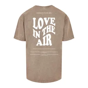 Camiseta oversize Merchcode Love In The Air Acid image-1
