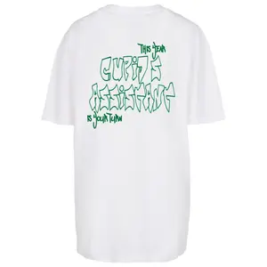 T-shirt oversized boyfriend para mulher Merchcode Cupid's Assistant image-1