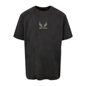 T-shirt oversize Merchcode Cupid´s Assistant Acid Washed Heavy image-0