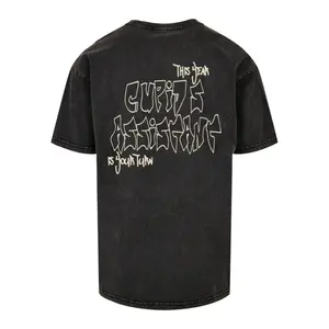 T-shirt oversize Merchcode Cupid´s Assistant Acid Washed Heavy image-1
