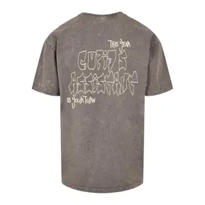 T-shirt oversize Merchcode Cupid´s Assistant Acid Washed Heavy image-1