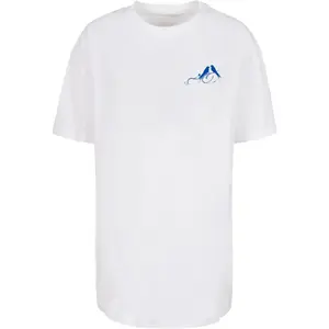 Oversize T-shirt för kvinnor Merchcode Love Birds Boyfriend image-0