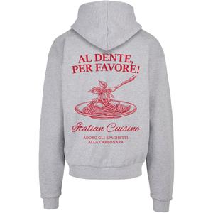 Sudadera oversize con capucha Merchcode Al Dente Per Favore image-1