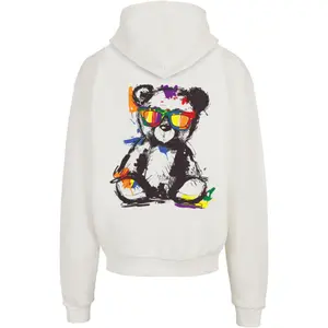 Oversized hooded sweatshirt Merchcode Love Teddy image-1