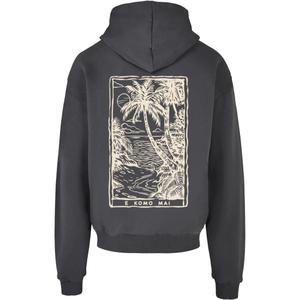 Oversized hooded sweatshirt Merchcode Hawai image-1